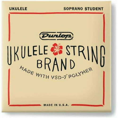 DUNLOP UKE SOPRANO STDNT-4/SET струны для укулеле сопрано 4 pcs set soprano ukulele strings set nylon ukulele strings replacement part stringed instrument