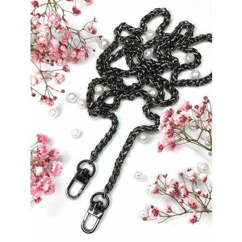 Цепочка для сумки длинной 110 см с карабинами 495₽