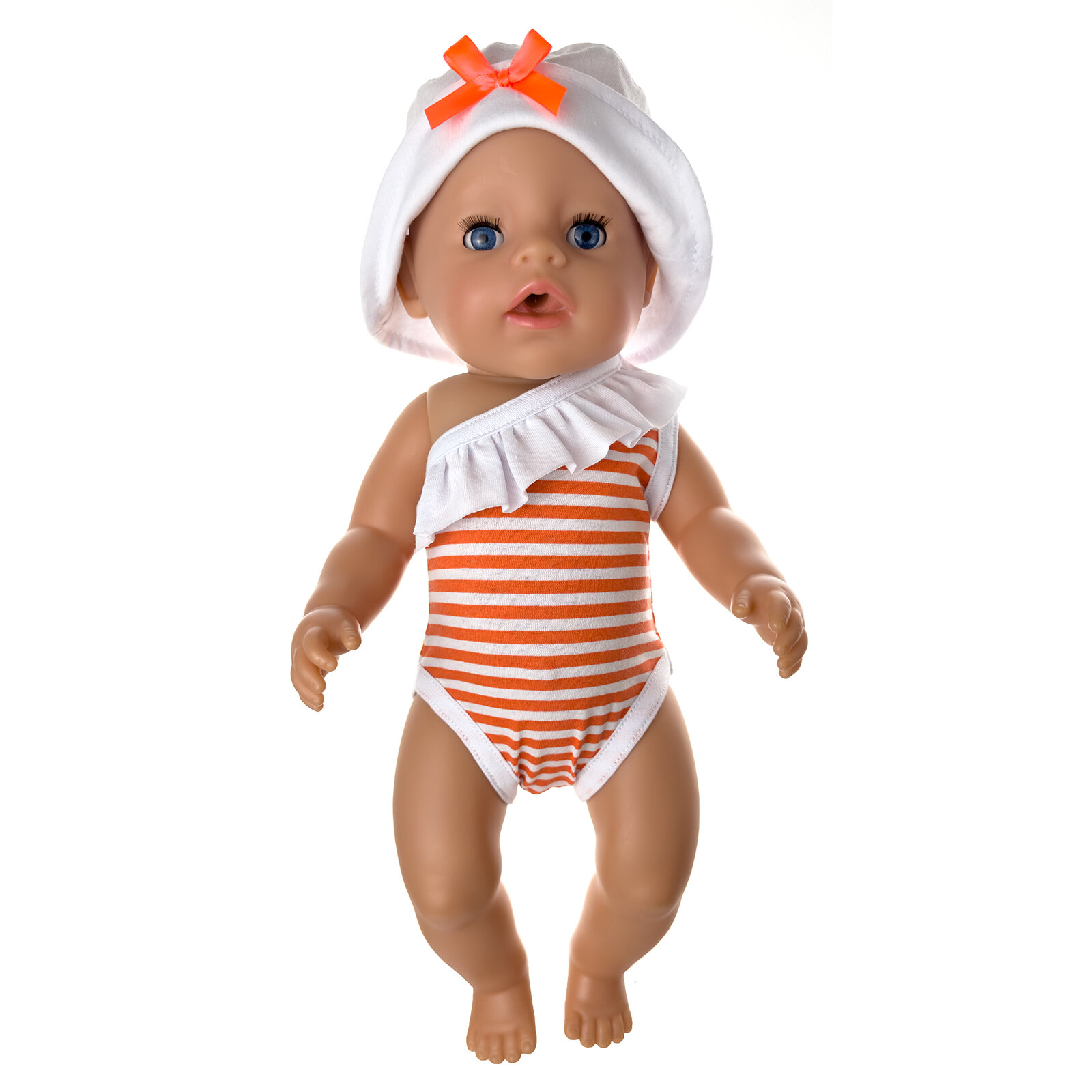 Купальник и панамка для куклы Baby Born