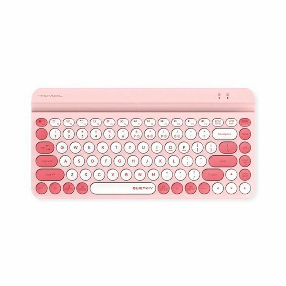 Клавиатура A4Tech Fstyler FBK30 розовый USB беспроводная BT/Radio slim Multimedia