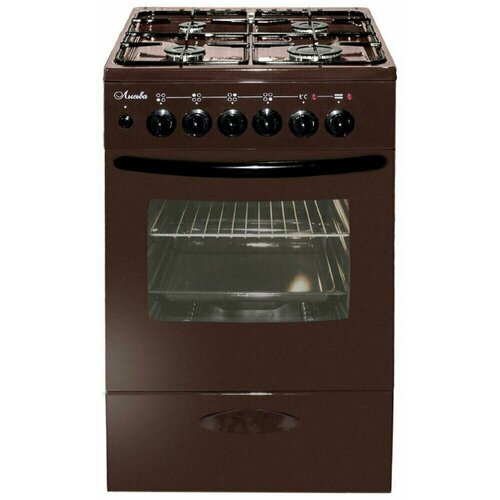 Плита газэл Лысьва ЭГ 4к01 МС-2у без крышки чугунная решетка коричневый 2505600₽