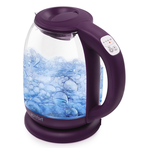 Чайник Kitfort КТ-640-5 ежевичн с регулировкой t 265300₽