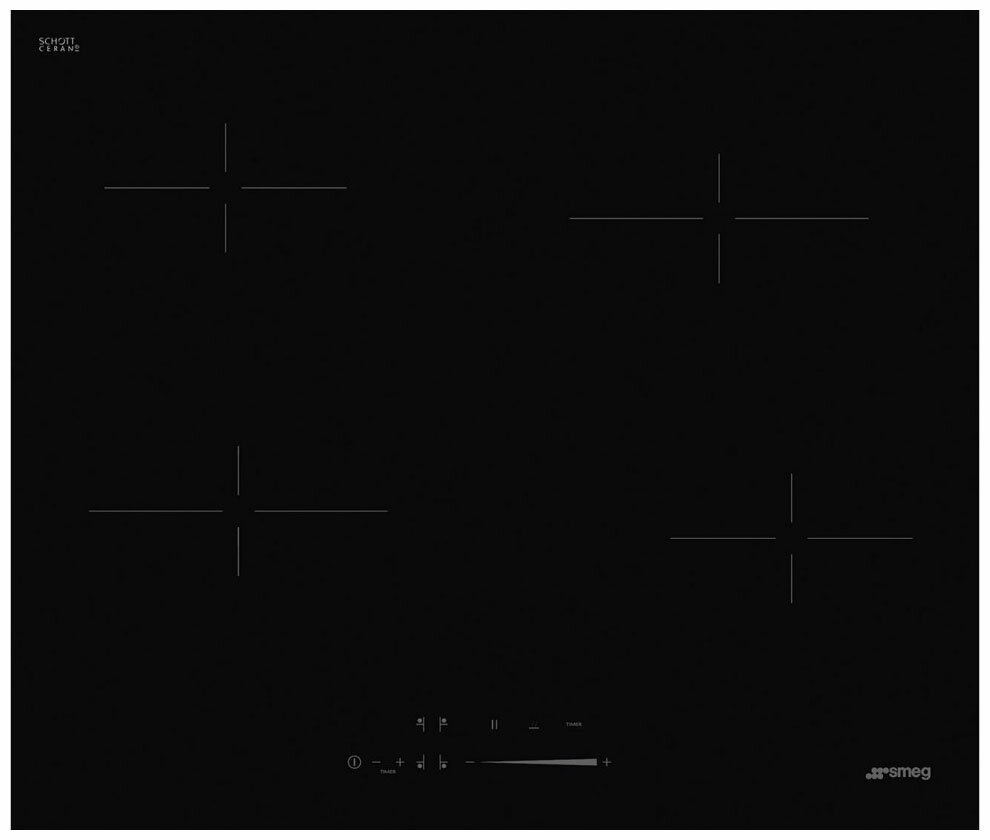 Встраиваемая электрическая варочная панель Smeg SE464TD