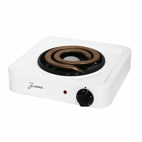 Плитка электрическая 1 конфорка Злата 114т тэн 10 кВт белая 282900₽