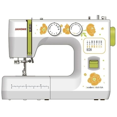 Швейная машина Janome Excellent Stitch 15A белый швейная машина janome excellent stitch 18a белый