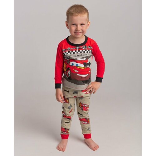 Пижама, размер 92/98, красный