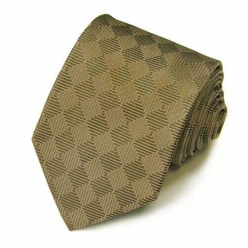 Галстук CELINE, коричневый коричневый жаккардовый галстук с ментоловыми полосами celine 820277