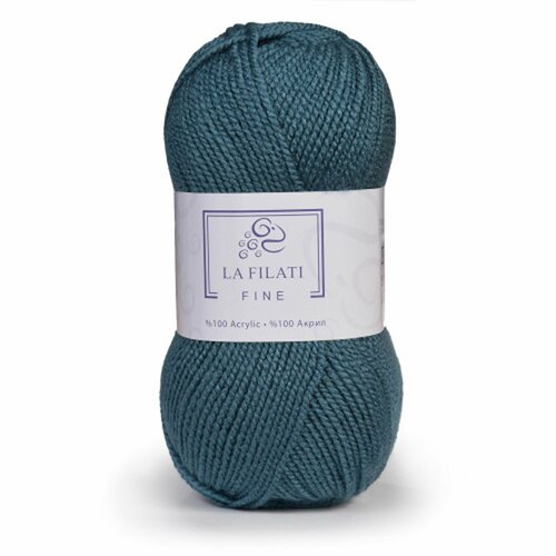 5 мотков Пряжа LA FILATI FINE 100гр, 280м, 100% акрил, цвет 214