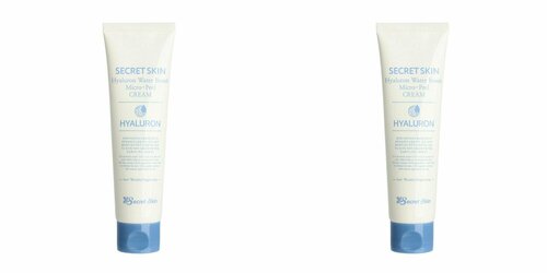 Secret Skin, Крем для лица с гиалуроновой кислотой Hyaluron Water Bomb Micro Peel Cream, 70 мл, 2 шт