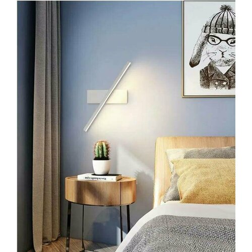 Светильник бра настенный поворотный Modern 305х50 мм 7W White белый теплый свет 3100K 951₽