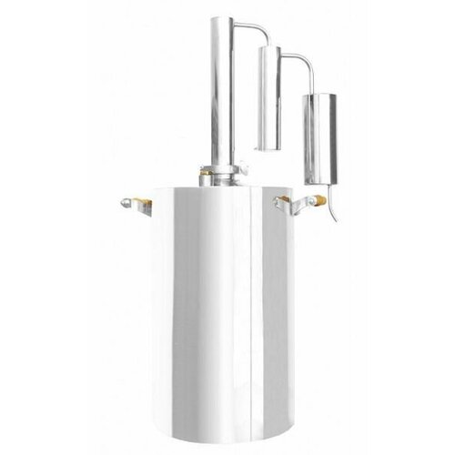 Дистиллятор Уральский Самовар 12л зеркальная нерж сталь дно 3мм сухопарник 693000₽