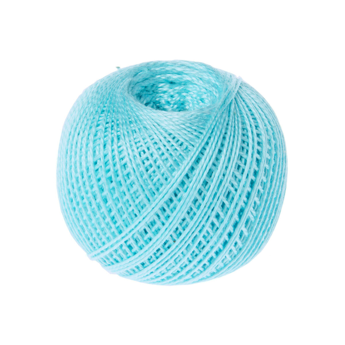 Нитки для вязания и плетения 'ирис' (100% хлопок), 25г, 150м (3002 бледно-бирюзовый), 20 мотков