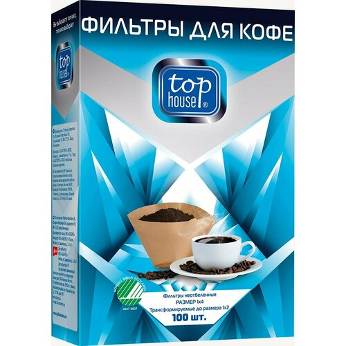 Top house Фильтры Top house для кофе 3100шт 1 уп 2494₽