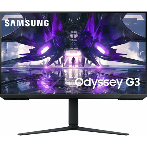 Монитор Samsung 32 Odyssey G3 S32AG320NI черный VA LED 1ms 16:9 HDMI полуматовая HAS Piv 250cd 178гр/178гр 1920x1080 165Hz FreeSync Premium DP FHD 6.2кг