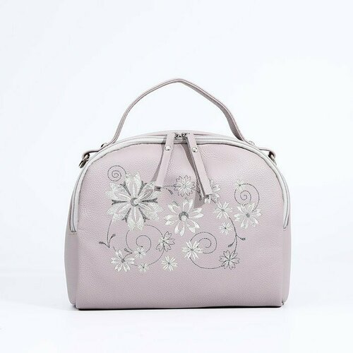 фото Сумка саквояж vita, сиреневый