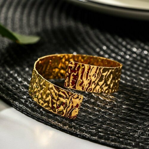 Кольцо для салфетки «Кавайон», 4,5×4 см, цвет золотой (комплект из 8 шт) кольцо для салфетки лотос 4×5 см