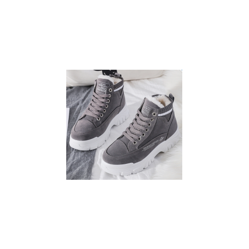 фото Ботинки , размер 37, серый, белый bestyday