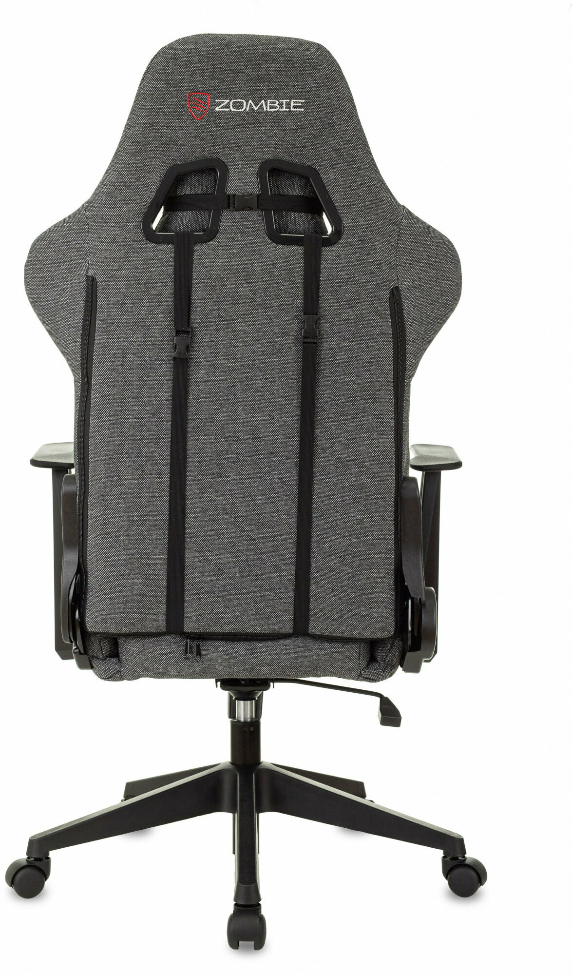 Кресло игровое Zombie Neo серый 3C1 с подголов. крестов. пластик ZOMBIE NEOGREY