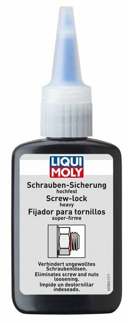 Фиксатор резьбовых соединений сильной фиксации неразъемный LIQUI MOLY Schrauben-Sicherung hochfest