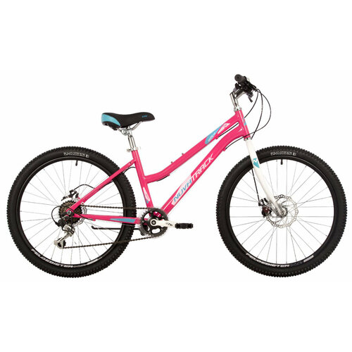 Подростковый велосипед Novatrack Jenny Disc 24 2023 14 Розовый 135-155 см 2012000₽