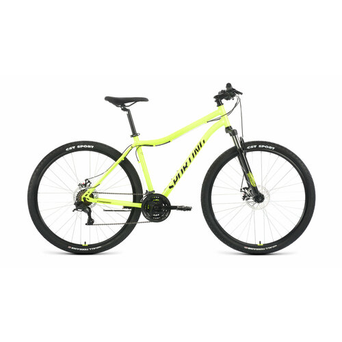 Велосипед 29 FORWARD SPORTING 2.2 (DISK) (21-ск.) 2022 (рама 21) яркий/зеленый/черный