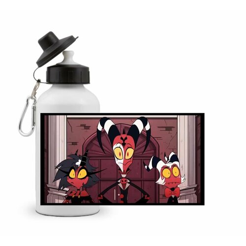 фото Спортивная бутылка отель хазбин , hazbin hotel гравити фолз № 6 bugrikshop