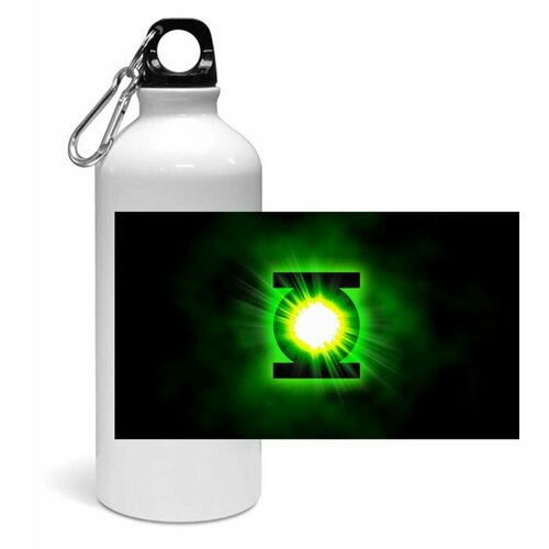 фото Спортивная бутылка зелёный фонарь № 4 bugrikshop