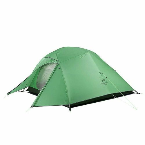 Палатка Naturehike Cloud Up 3 210T NH18T030-T с футпринтом зеленая