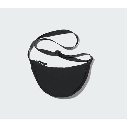 фото Сумка кросс-боди uniqlo, фактура гладкая, черный