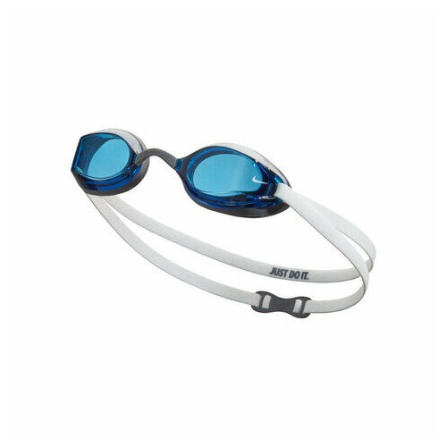 Очки для плавания Nike Legacy NESSD131400, голубые линзы, FINA Approved очки для плавания nike legacy mirror nessd130440 зеркальные линзы fina approved senior