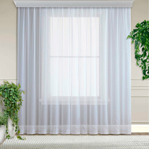 Тюль COMMOD, ширина 300см, высота 250см, цвет белый