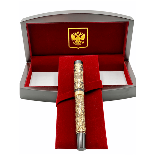 Ручка подарочная премиум «Российская Федерация» с серебряным узором блуза волшебная грация