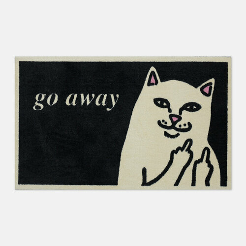 Ковер Ripndip Go Away чёрный, Размер ONE SIZE