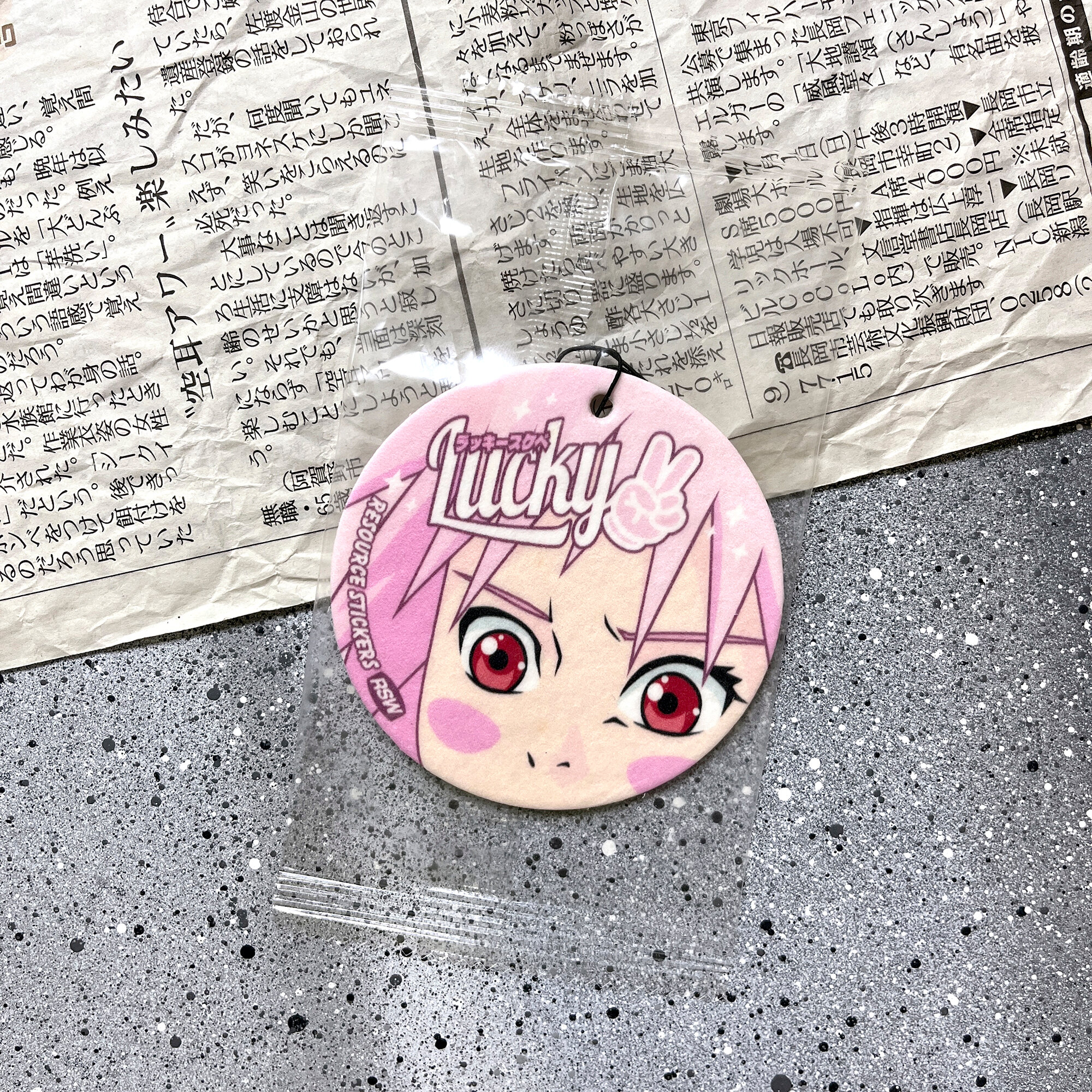 Ароматизатор для автомобиля Lucky lewd anime, Сакура / Resource Stickers