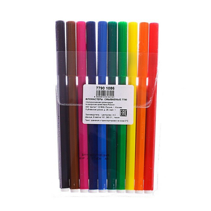 Фломастеры Centropen 10 цв. - фото №16