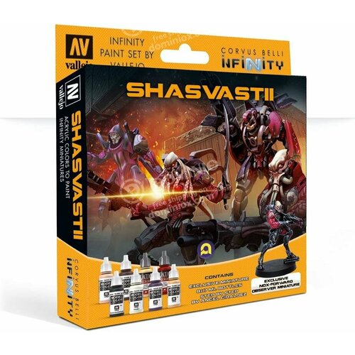 Набор акриловых красок Vallejo серии Infinity Paint Set - Shasvastii 70241 (8 красок по 17 мл) набор акриловых красок vallejo military series camouflage set 70179 16 красок по 17 мл