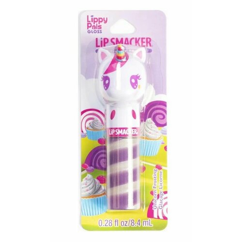 Блеск для губ, Lip Smacker, Lippy Pals Gloss Unicorn Frosting, с ароматом сахарная глазурь, 8.4 г