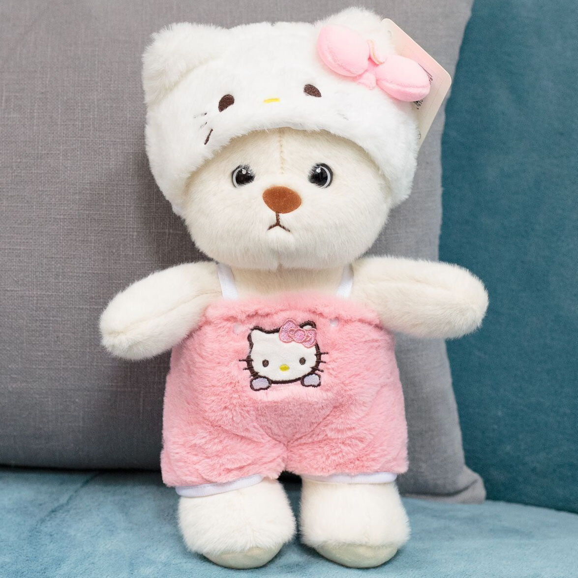 Мягкая игрушка Мишка в пижаме Hello Kitty 40 см