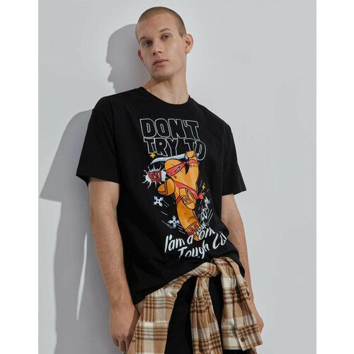 фото Футболка gloria jeans, размер l (50-52), черный