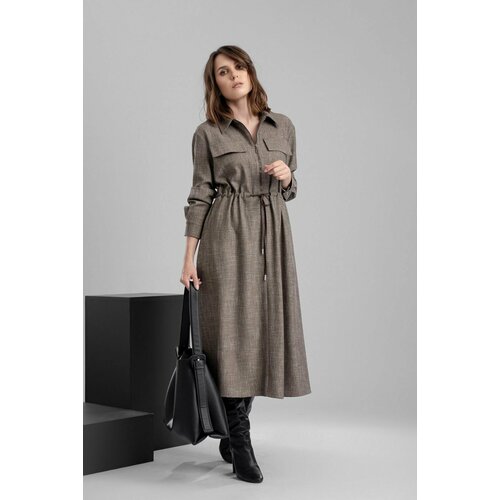 фото Платье размер 50, коричневый нет бренда