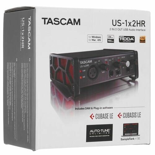 Внешняя звуковая карта Tascam US-1x2HR