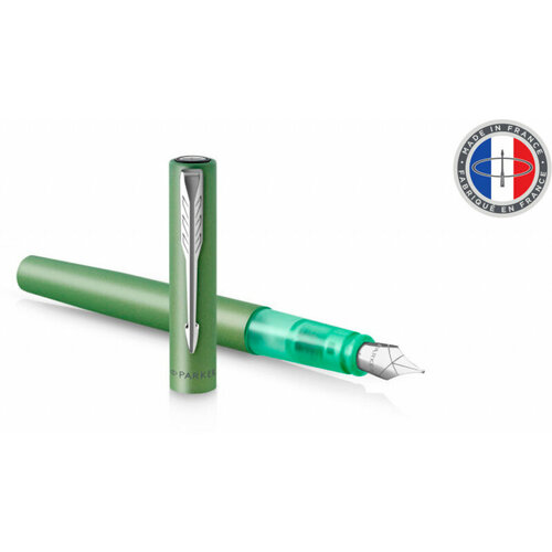 Ручка PARKER перьев. Vector XL F21 (CW2159747) Green CT M ст. нерж. подар. кор.