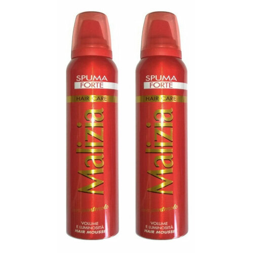 Malizia Мусс для волос сильной фиксации 200 мл 2 шт 639₽
