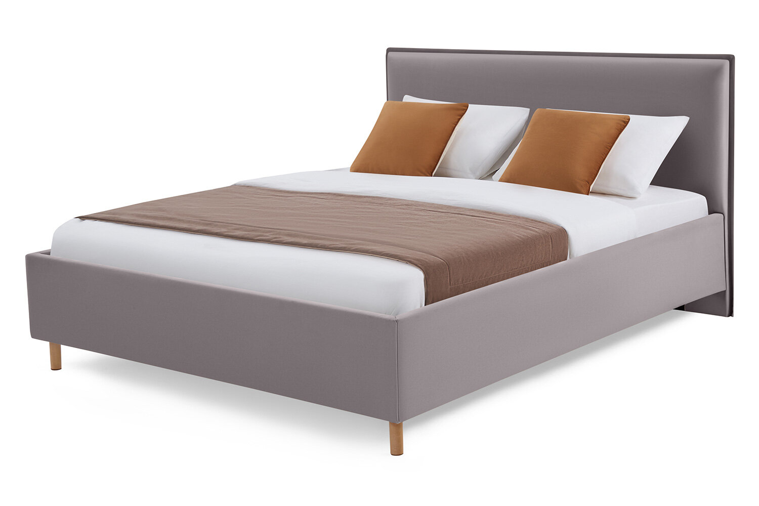 Каркас кровати Hoff Джесс, 160х200 см, цвет серо-бежевый