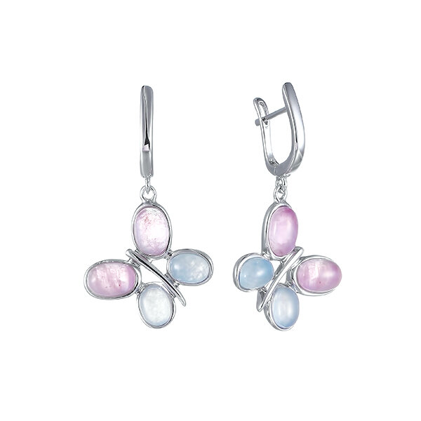 Серьги ELEMENT47, серебро, 925 проба