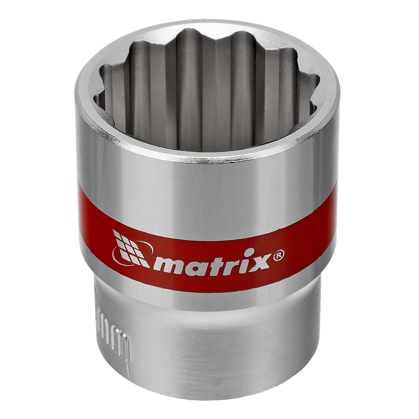 Набор торцевых головок Matrix 13595, 3/8", 12-ти гранные, CrV, 10шт, 9-19мм