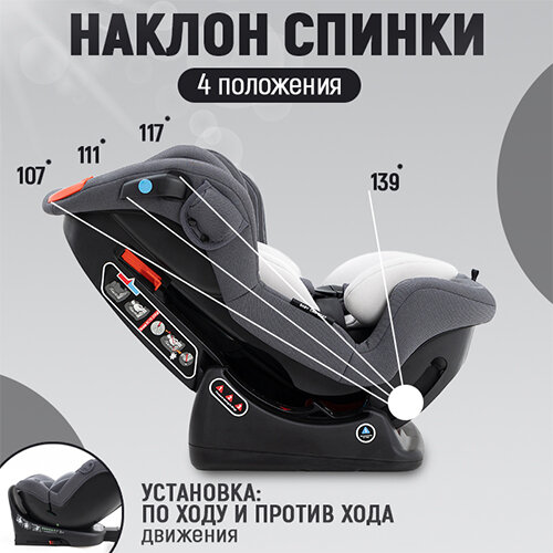 Автокресло Agex Voyage (0-25 кг) Black (Черный)