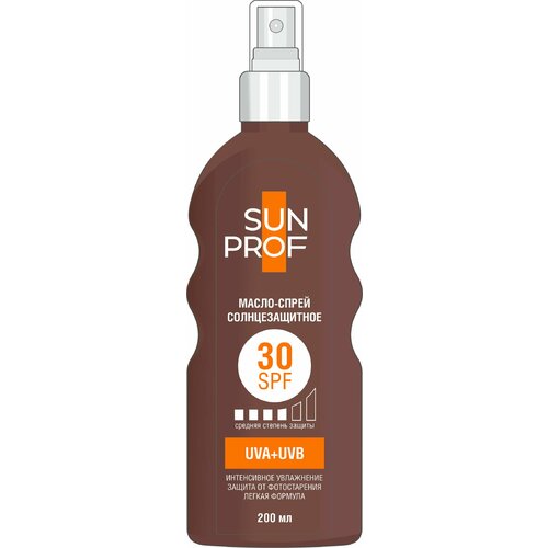 Масло солнцезащитное SunProf SPF-30, 200мл