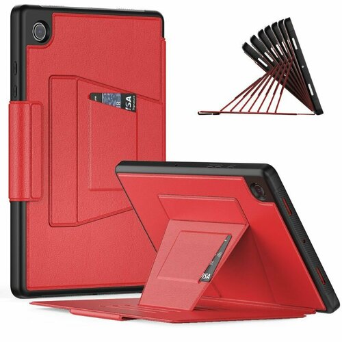 Чехол MyPads для Samsung Galaxy Tab A8 10.5 (2021) SM-X200 и SM-X205 красный чехол smart case для samsung galaxy tab a8 10 5 2021 sm x200 sm x205 золотой