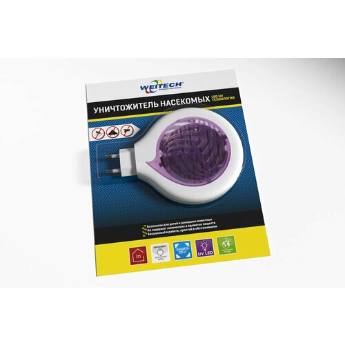 Уничтожитель насекомых с ночником Weitech WK8203-RU